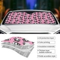 thumbnail image 4 of Kdxio Cute Panda Print Front Windshield Sun Shade,Folding Auto Sunshade for Car Truck SUV-, 4 of 7