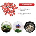 thumbnail image 2 of SHISUYAN 50pcs Ladybug Charm Mini Resin Charms Tiny Resin Insect Animals Mini Ladybugs for Crafts, 2 of 9