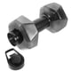 thumbnail image 2 of Botella de agua potable con forma de mancuerna, creativa, portátil y para fitness., 2 of 8