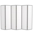 thumbnail image 7 of Red Lantern 6 ft. Tall Window Pane Shoji Screen - Grey - 6 Panels, 7 of 7