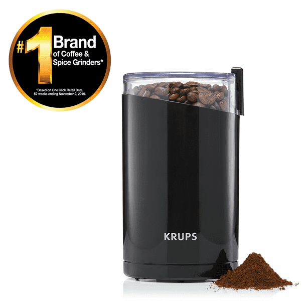 Kapel Mm Geven KRUPS Fast Touch Electric Coffee and Spice Grinder With Stainless Steel  Blades F2034251 - Walmart.com