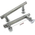 thumbnail image 2 of 2 Pcs 145mm (14.5cm) Poignée de Porte de Douche en Chrome Abs, Trou à Trou, 2 of 4