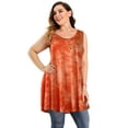 thumbnail image 3 of LARACE Plus Size Tank Tops for Women Sleevelss Tunic Casual Summer Clothes Swing Shirts, 3 of 5