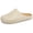 Beige, variant on Women's EVA Clogs Garden Shoes Slip-on Indoor Outdoor Lightweight Comfort Soft Cushioned Insole with Arch Support Slip Resistant Sandals(Black 6)