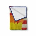 thumbnail image 2 of Pride Soft Flannel Fleece Throw Blanket, USA American Flag with Rainbow Gay Marriage Nationwide Rights and Equality Theme, Cozy Plush for Indoor and Outdoor Use, 50" x 70", Multicolor, by Ambesonne, 2 of 6