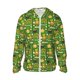 thumbnail image 1 of Fotbe traditional Irish colours Chaqueta con Protección Solar UPF 50+ para Hombre y Mujer, Camisa con Capucha y Bolsillos-Large, 1 of 7