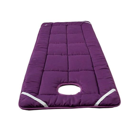 Professional Massage Table Bed Sheet and 4 Elastic Bands Beauty Salon Sheets Violet