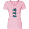 thumbnail image 3 of Inktastic Blue Crab Lover Gifts Women's V-Neck T-Shirt, 3 of 5