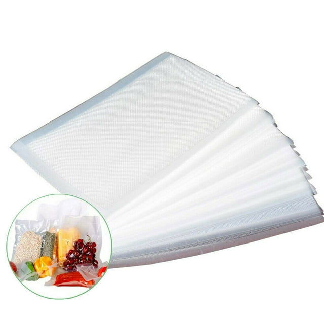 100 Pcs Sacs sous Vide Gaufrés Sacs de Rangement pour Aliments de Cuisine