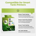 thumbnail image 2 of Set de botellas de tinta DEEIYUER 31 32XL Black 165 ml Smart Tank 5101, 2 of 8
