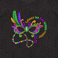 thumbnail image 4 of Inktastic Laissez Les Bon Temps Rouler Mardi Gras Mask Women's Plus Size T-Shirt, 4 of 5