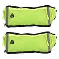 thumbnail image 3 of Waist Pack, 2 Pcs Elastic Strap Belt Bag Separate Pockets Waterproof  For Running Green, 3 of 8