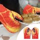 thumbnail image 3 of 2x para horno con garra de langosta resistentes al calor para cocinar en el horno Guantes con garra de cangrejo con forro de Tamaño d Soledad Guantes de horno resistentes al calor, 3 of 9