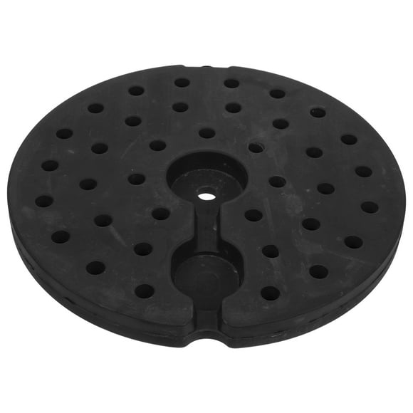 Light Stand Counterweight Black Metal 1Pcs 10.6x10.6x0.9In