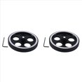 thumbnail image 1 of 2 Pcs Roue de Mesure en Caoutchouc d'Aluminium Industriel 300Mmx6Mm pour Encodeur Industriel, 2 x Roue de Encodeur 2 x Clé, Noir, 1 of 8
