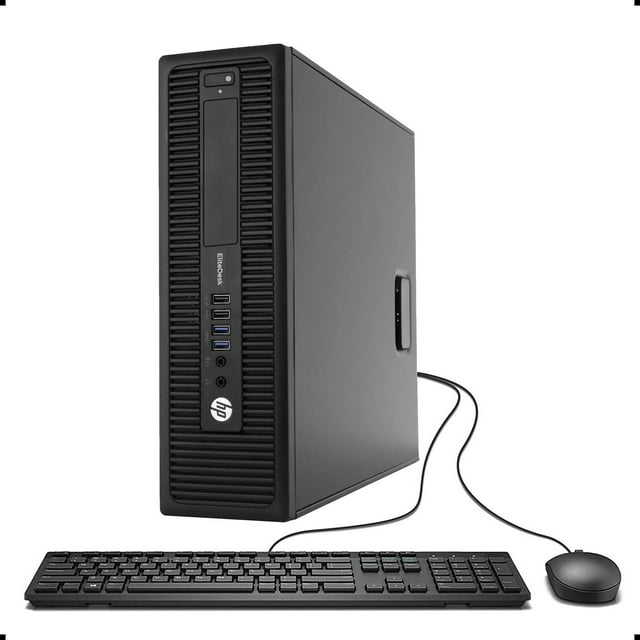 HP EliteDesk 705 G1 SFF Business Desktop Computer PC, AMD A10 PRO-7800B 3.5GHz, 16G DDR3, 1T, DVDRW, WiFi, BT, DP, VGA, Windows 10 Pro 64 Bit-Multi-Language Supports English/Spanish/French(Renewed)