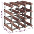 thumbnail image 2 of vidaXL Countertop Wine Rack Bottle Holder Wine Storage Organizer Solid Wood, 2 of 8