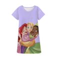 thumbnail image 1 of Disney sirena Ariel princesa camiseta vestido elegancia Kawaii océano pequeña sirena princesa dibujos animados hija del mar vestidos 5T Gao Jinjia LED, 1 of 2