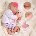 thumbnail image 5 of BABESIDE Reborn Baby Dolls 17.5-Inch Soft Cloth Body Realistic Baby Doll Newborn Baby Dolls Accessories for 3+ Years Old, 5 of 8