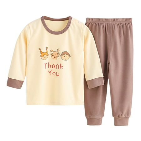 

Baby Boys Outfits Soft Pajamas Printed Long Sleeve Sleepwear Newborn Kids Children Spring Summer Casual Cute Cartoon Fashion Outwear Streetwear Sets