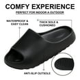 thumbnail image 2 of HSBDNZQ Platform Pillow Slides Women, Soft Cloud Slippers Unisex, Sandals Men With Thick EVA Sole, Lightweight Open Toe Shower Shoes Outdoor Indoor, 2 of 6