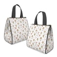 thumbnail image 2 of White Fairy Cottage Princess Pattern Insulated Lunch Bag for Women & Adults,Large Portable Soft Cooler Lunch Bag,Thermal Food Storage Tote with Pearl Cotton,8.66L,8.75x5.75x9.5 Inch, 2 of 6