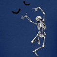 thumbnail image 3 of CafePress - Dancing With The Bats Skeleton T Shirt - Dark T-Shirt Kids XS-XL, 3 of 4