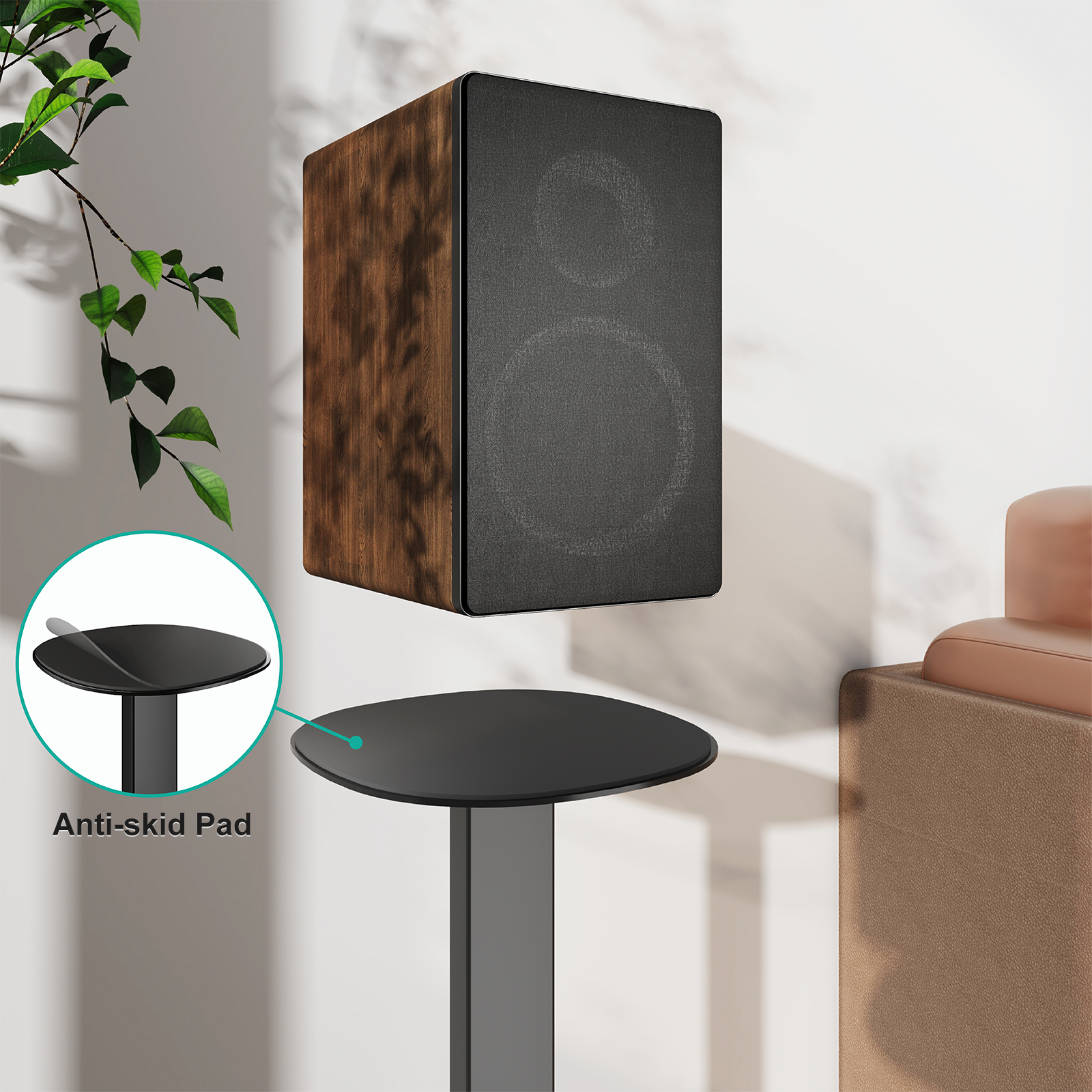 WALI Universal Speaker Stands, Surround Sound Speaker Stands for