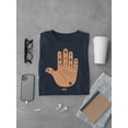 thumbnail image 3 of Astro Palmistry - Zodiac Hand Emoji Art Design Men's T-shirt, 3 of 4