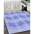 thumbnail image 2 of Ahgly Company Indoor Round Patterned Light Slate Blue Area Rugs, 6' Round, 2 of 6