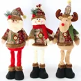 thumbnail image 4 of Muñeco de Navidad decorativo lindo Papá Noel muñeco de nieve reno juguetes de peluche decoración del árbol de Navidad regalos de Feliz Navidad para niños, 4 of 5