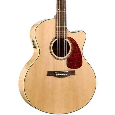 Seagull Performer CW Mini Jumbo Flame Maple QIT Acoustic Guitar