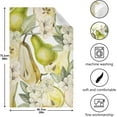 thumbnail image 2 of Naanle Pears Flowers Kitchen Towels 6 Pack Dish Cloths Reusable Cleaning Cloths Absorbent Fast Drying Hand Towels Tea Towels Bar Towels for Home 28 x 18 in, 2 of 13