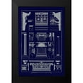 thumbnail image 2 of Buhlmann, J. 11x14 Black Modern Framed Museum Art Print Titled - Entablatures and Capitals (Blueprint), 2 of 5