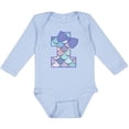 thumbnail image 3 of Inktastic 1st Birthday Mermaid 1 Year Old Girls Long Sleeve Baby Bodysuit, 3 of 5