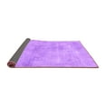 thumbnail image 2 of Ahgly Company Indoor Square Abstract Purple Modern Area Rugs, 7' Square, 2 of 4