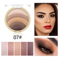 thumbnail image 1 of EGNMCR Blush Five Color Baking Powder Eye Shadow Repair Highlight Integrated Eye Shadow Fine Shiny Lazy Powder Blusher 10g A canmake, 1 of 2