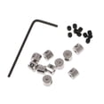 thumbnail image 2 of 10 Pcs Pin Keepers Pin Safe Locks Pin Backs Clasp Locking Pin with Wrench Tools, 2 of 5