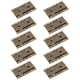 thumbnail image 3 of 10pcs Pantalla plegable bisagras de hierro gabinete bisagras estilo retro puerta bisagras, 3 of 5