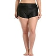 thumbnail image 4 of Women Plus Size Swim Shorts Drawstring Boyleg Swimsuits Bottoms Board Shorts, 4 of 8