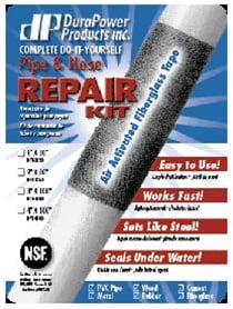 Durapower DPT-0260 Pipe & Hose Repair Kit, Size: 2