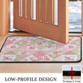 thumbnail image 3 of Pioneer Flower Floral Print Pattern Door Rugs,Washable Non Slip Door Mats Indoor,Decorative Door Mats,Entry Mat Indoor for Entrance,Bedroom,Kitchen,Bathroom,30"x17", 3 of 6