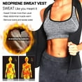 thumbnail image 2 of KIWI RATA Sauna Waist Trainer Vest For Women Sweat Suit Double Tummy Control Trimmer Belts Neoprene Workout Body Shaper, 2 of 6
