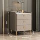 thumbnail image 4 of Mesita de noche de lujo, gabinete de madera maciza, almacenamiento sin instalación, cajón Simple, muebles económicos para apartamento, organizador de armarios, 4 of 4