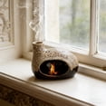 thumbnail image 6 of BiFandian Ceramic Palo Santo Holder, Decorative Incense Burner with Ash Catcher, Unique Design for Meditation, Yoga, Aromatherapy and Home Decor, 6 of 6