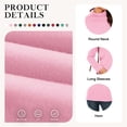 thumbnail image 5 of Asklazy Women's Turtleneck Sweater Long Sleeve Cozy Warm Casual Lightweight Soft Pullover Jumper Tops,Light Pink,3XL, 5 of 8