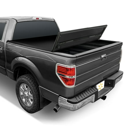 Auto Drive Soft Tri Fold Truck Bed Tonneau Cover Fits 04-14 Ford F-150 6.Ft Bed