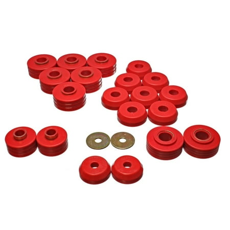 Energy Suspension 80-96 Ford Bronco 4WD Red Body Mount