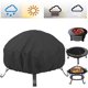 thumbnail image 1 of Protective Cover For Round Fire Bowl, Waterproof, Windproof, Uv-resistant, Oxford Fabric Fire Pit Fire Pit Cover, 1 of 5