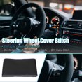 thumbnail image 3 of Unique Bargains Car Steering Wheel Cover Stitch with Needles and Threads Universal Fit 14.6-15.2 Inch 37-38.5cm Diameter, 3 of 8